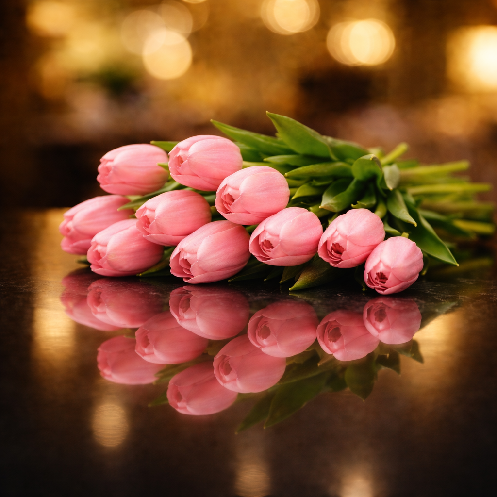 Тюльпан розовый