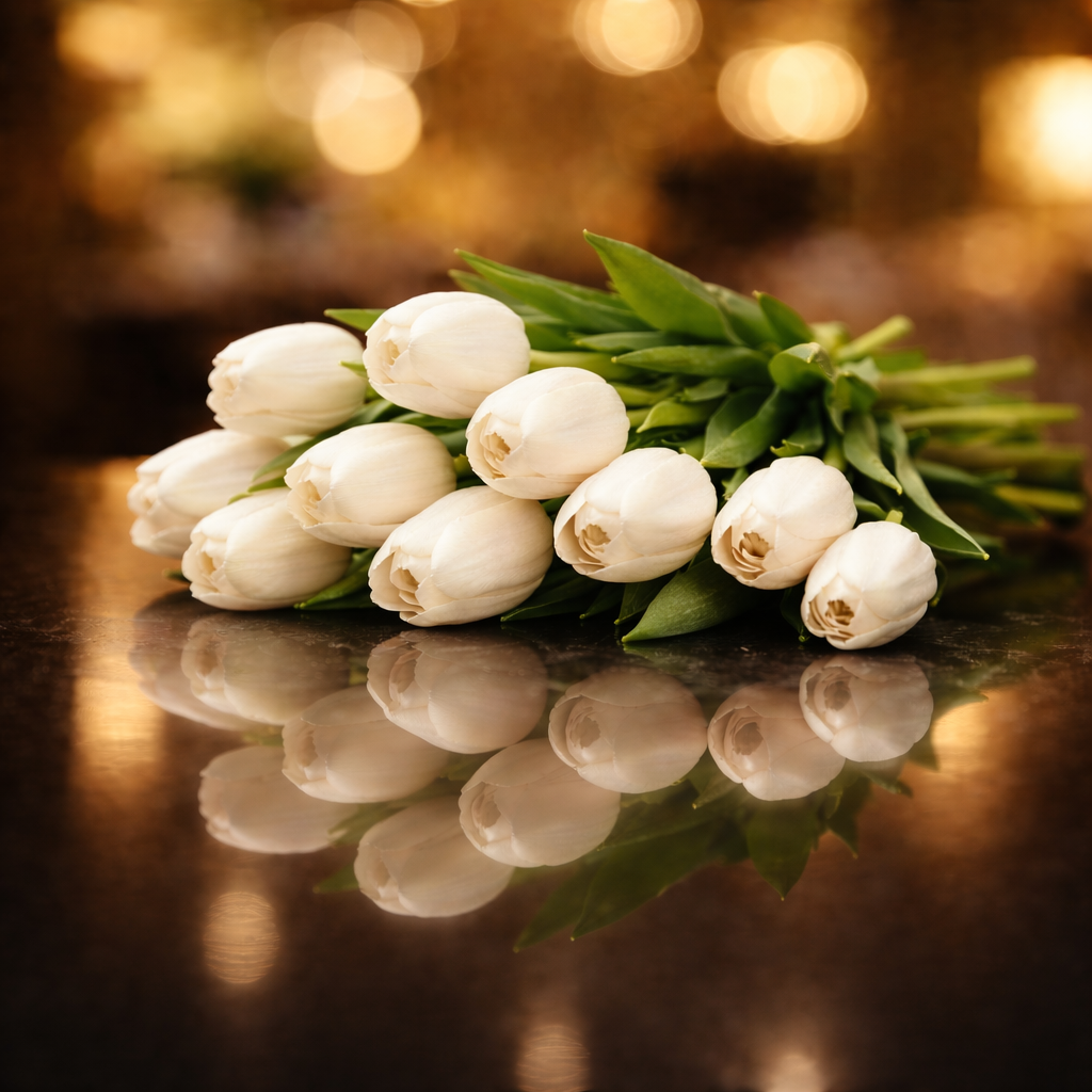 Тюльпан белый